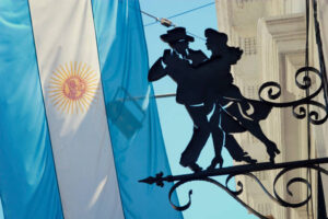 tango and flag