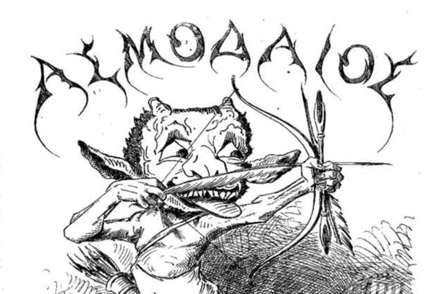 "Asmodeus" in a sketch, as presented in the Greek newspaper of the same name.
